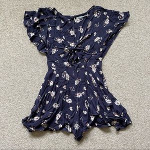 Urban Outfitters Kimchi Blue Flowy Romper